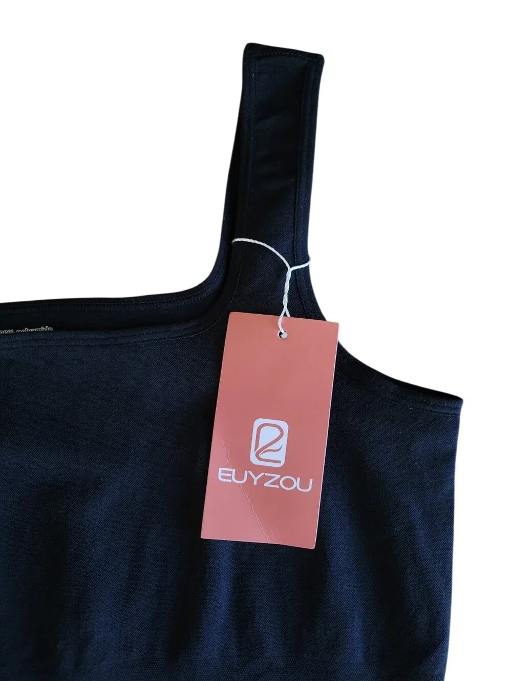 EUYZOU NWT Black Square Neck Slimming Seamless Shapewear Tank Women's Size 2XL